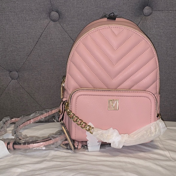 COPY - VICTORIAS SECRET baby pink MINI BACKPACK - Picture 2 of 5